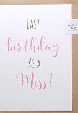 Female Birthday Card Humour Recyclable and Eco Friendly Card