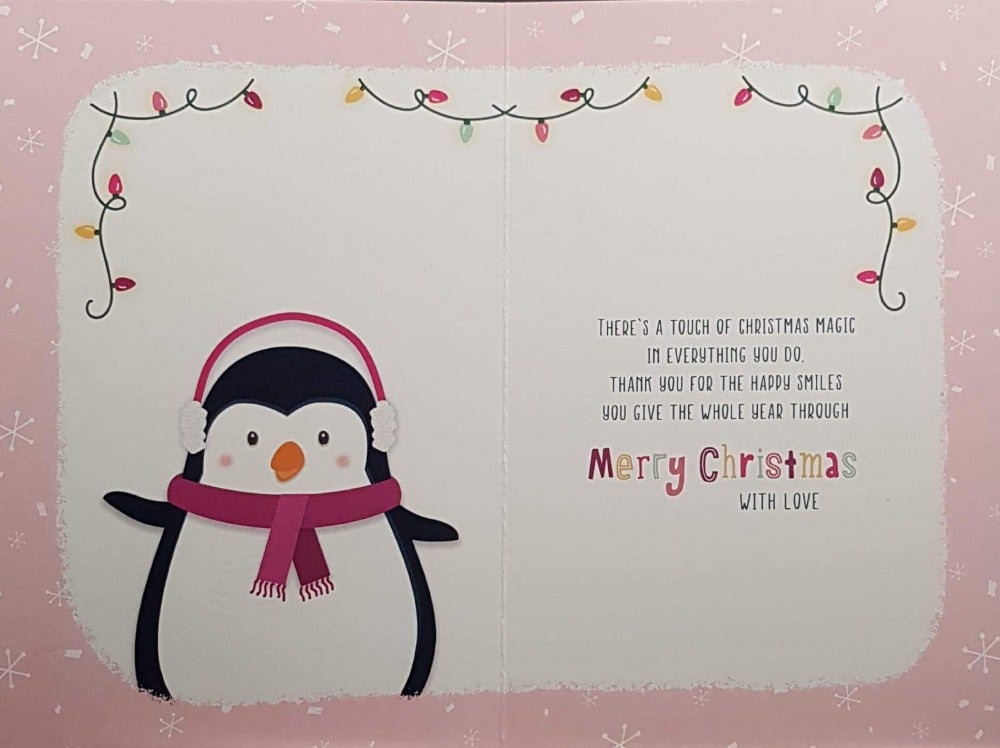 granddaughter Christmas card