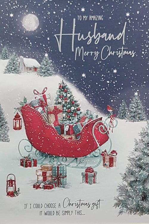 husband christmas card