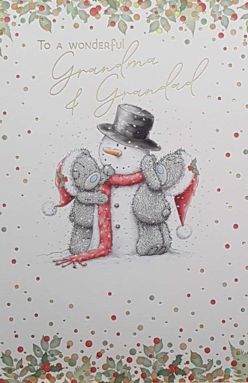 grandma and grandad christmas card