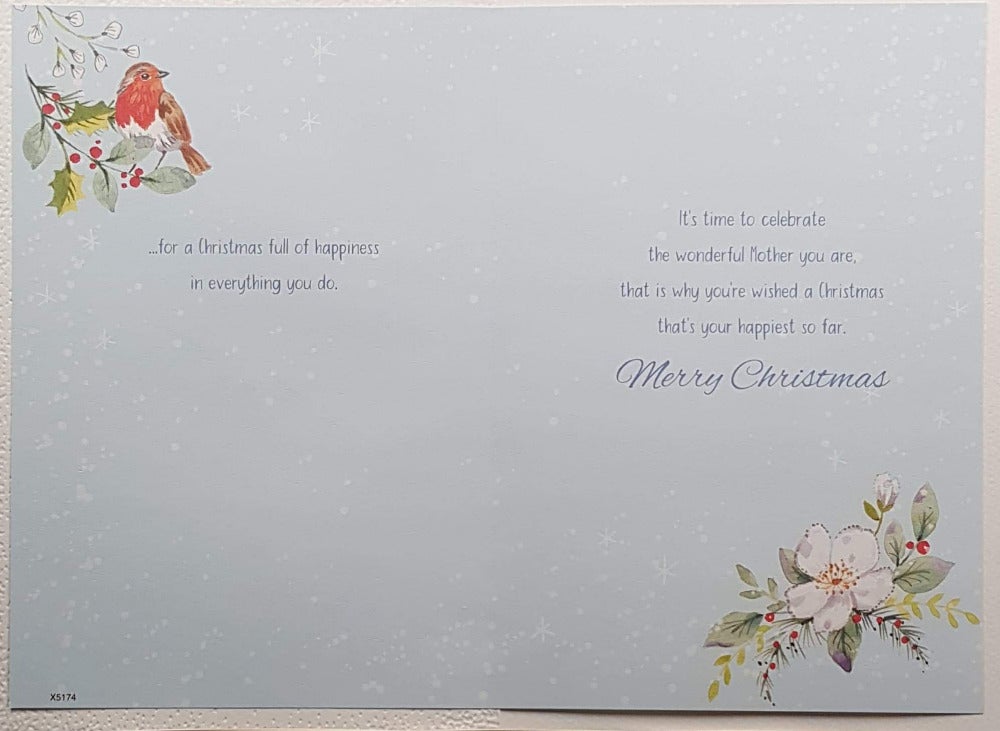 Mother Christmas Card - You're So Special & Wreath