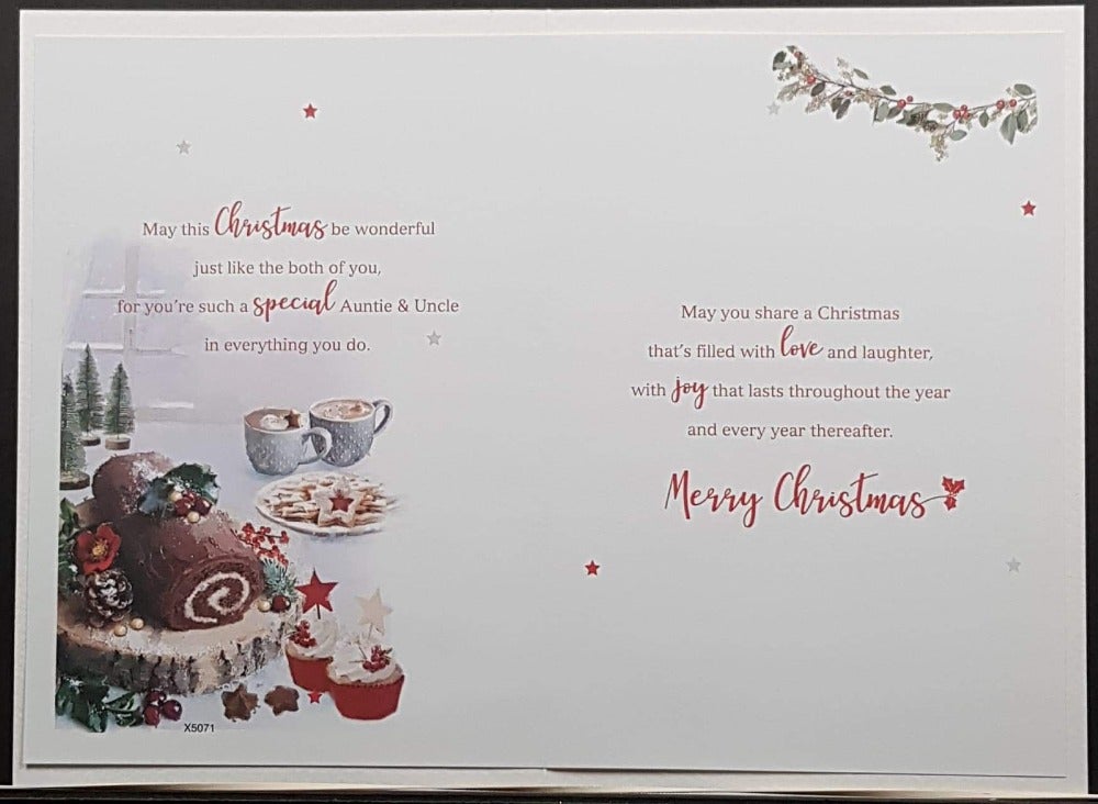 auntie and uncle christmas card