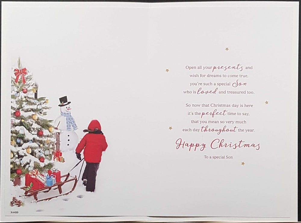 son christmas card