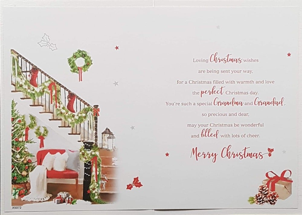 grandma and grandad christmas card