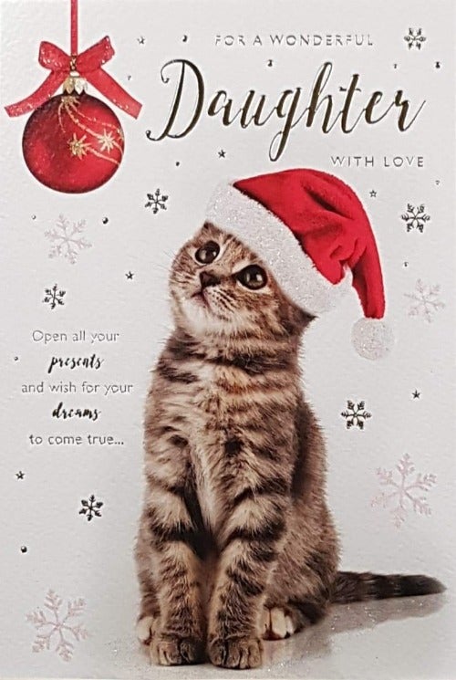 daughter christmas card