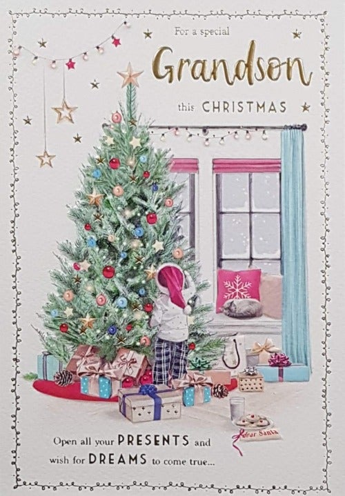 grandson christmas card