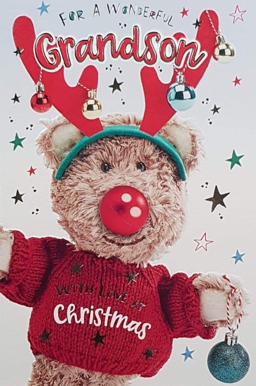 grandson christmas card