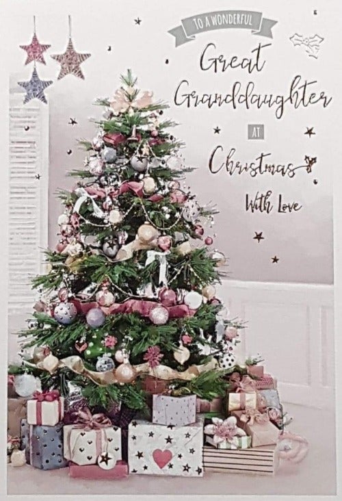 great granddaughter christmas card