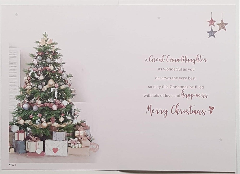great granddaughter christmas card