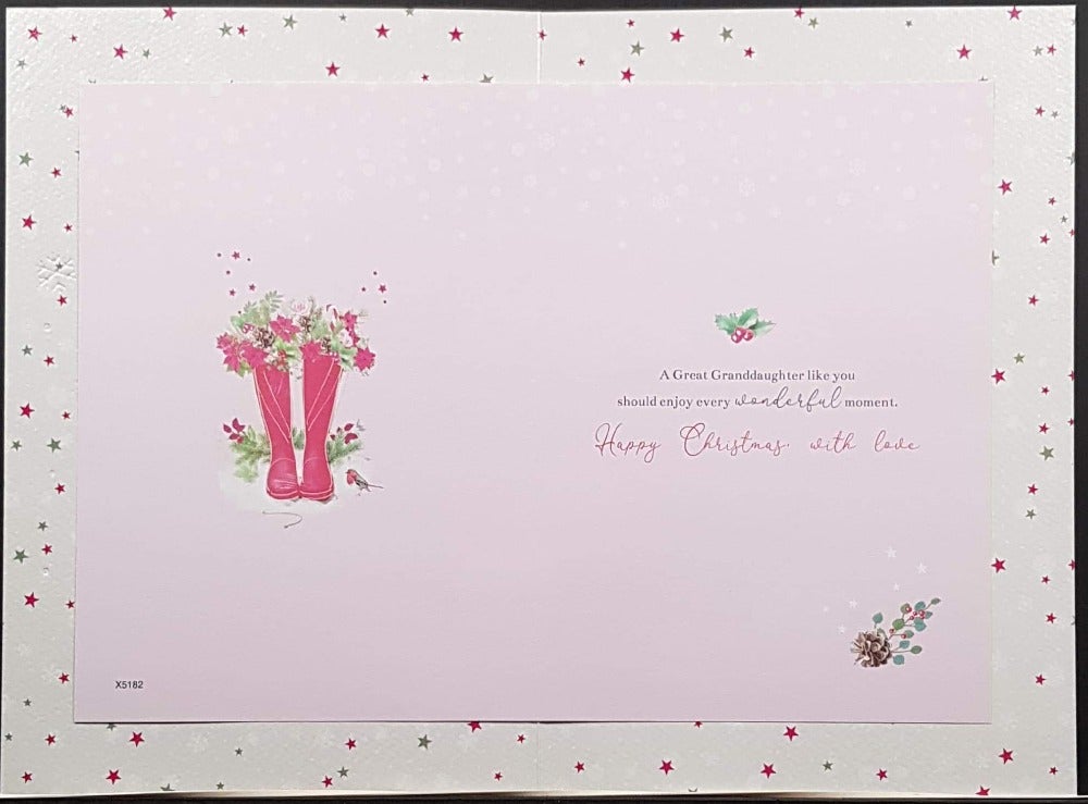 great granddaughter christmas card