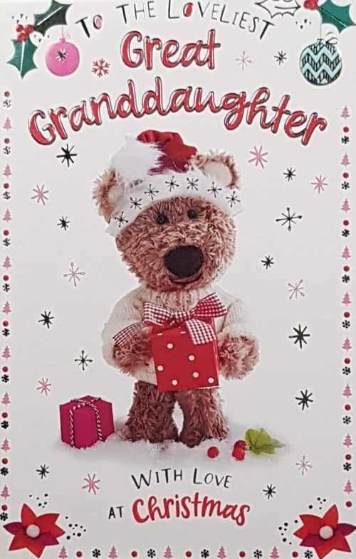 great granddaughter christmas card