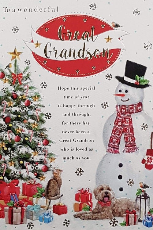 great grandson christmas card