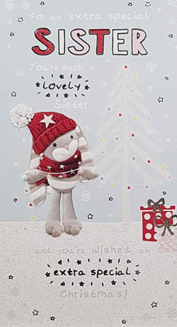 sister christmas card