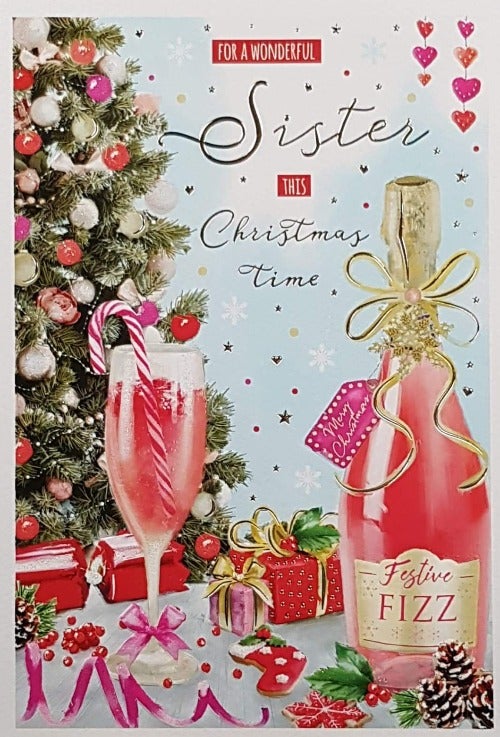 sister christmas card