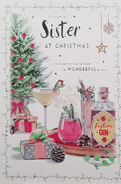sister christmas card