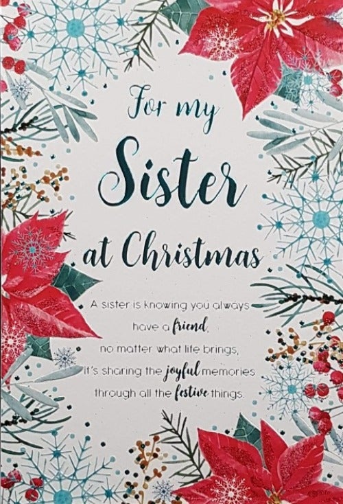 Sister christmas card