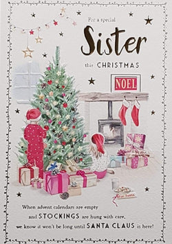sister christmas card