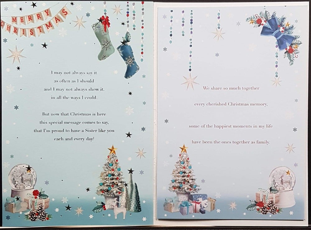 sister christmas card