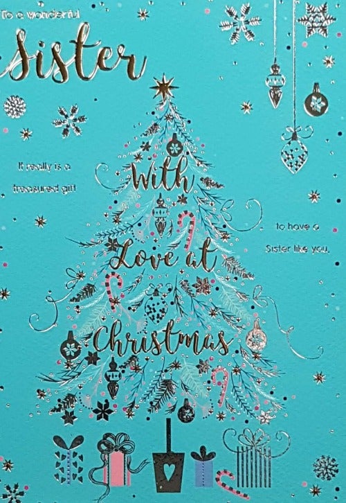 sister christmas card