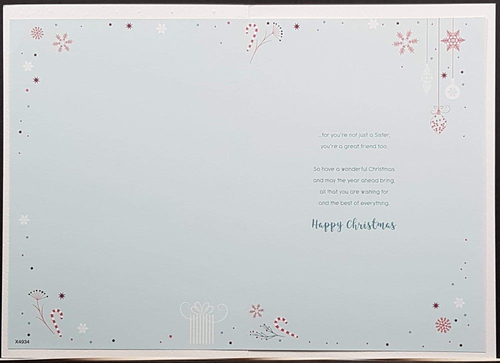 sister christmas card