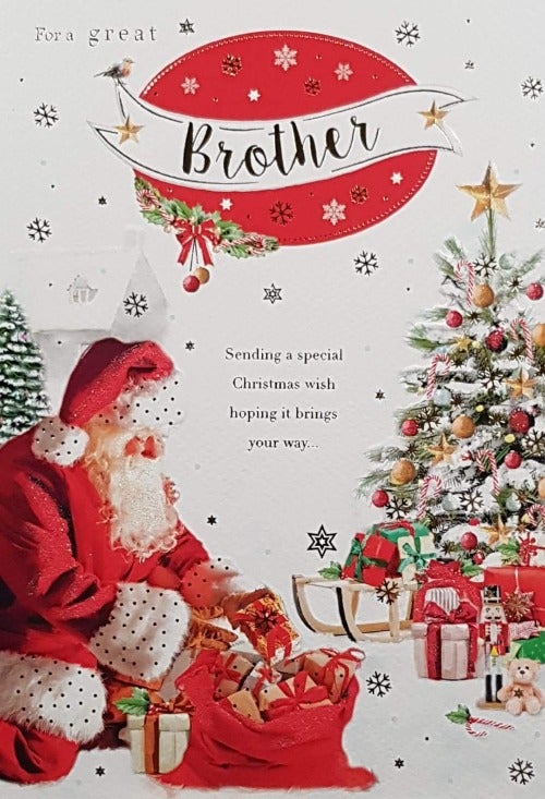 brother christmas card