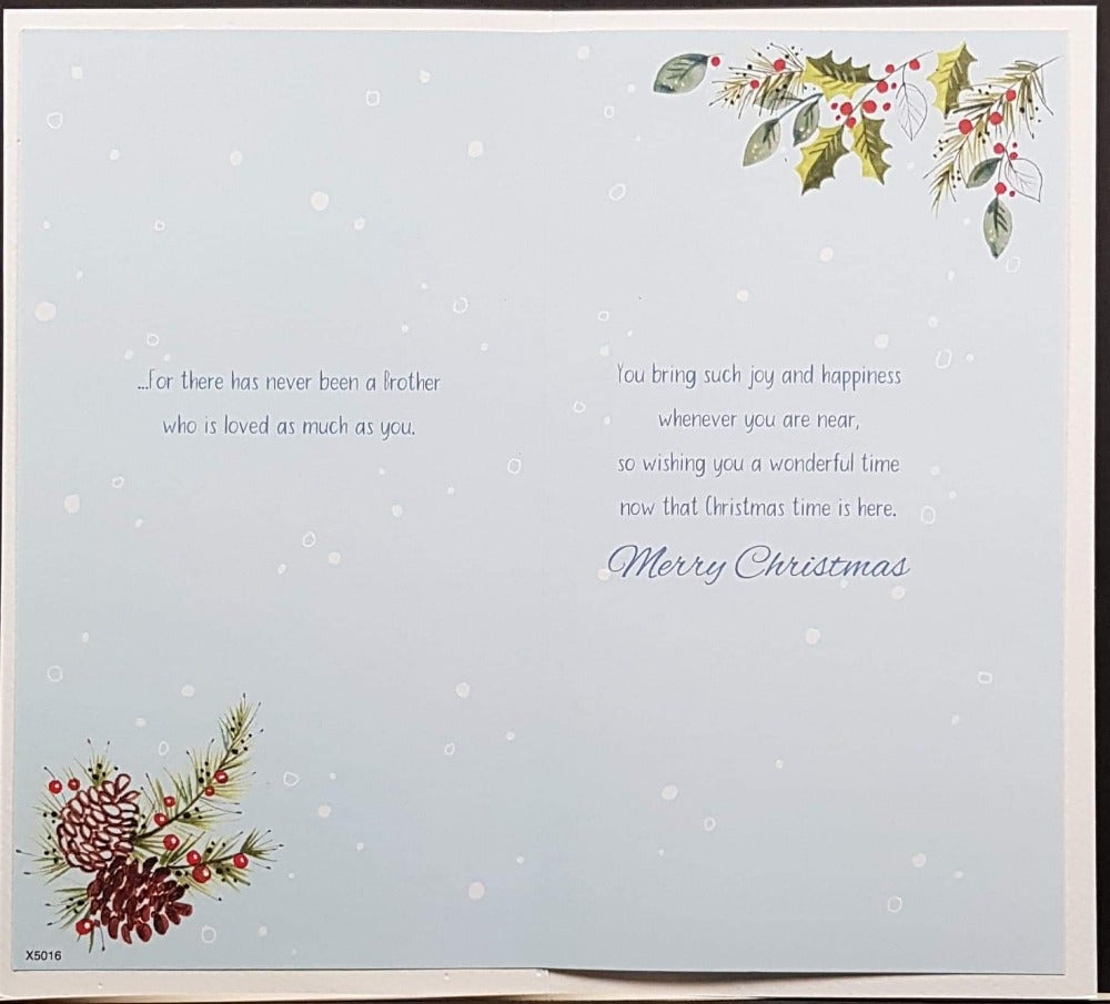 brother christmas card