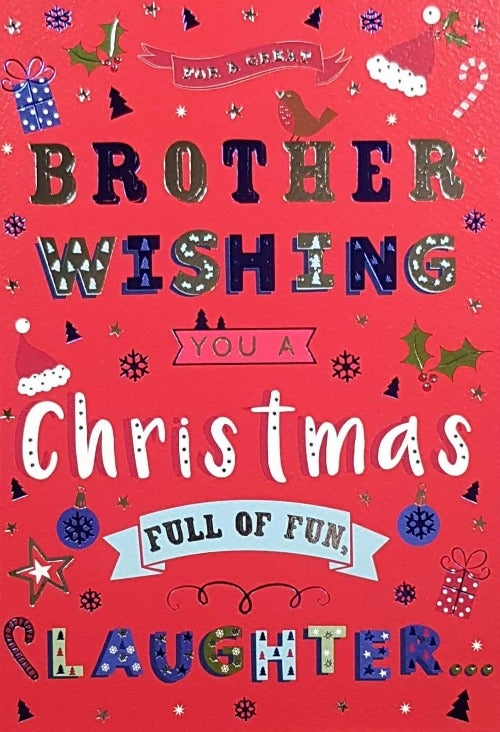 brother christmas card