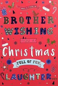 brother christmas card