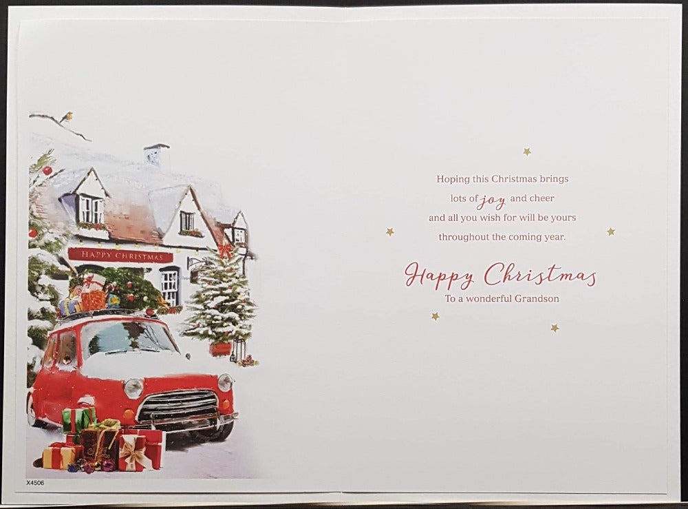 grandson christmas card