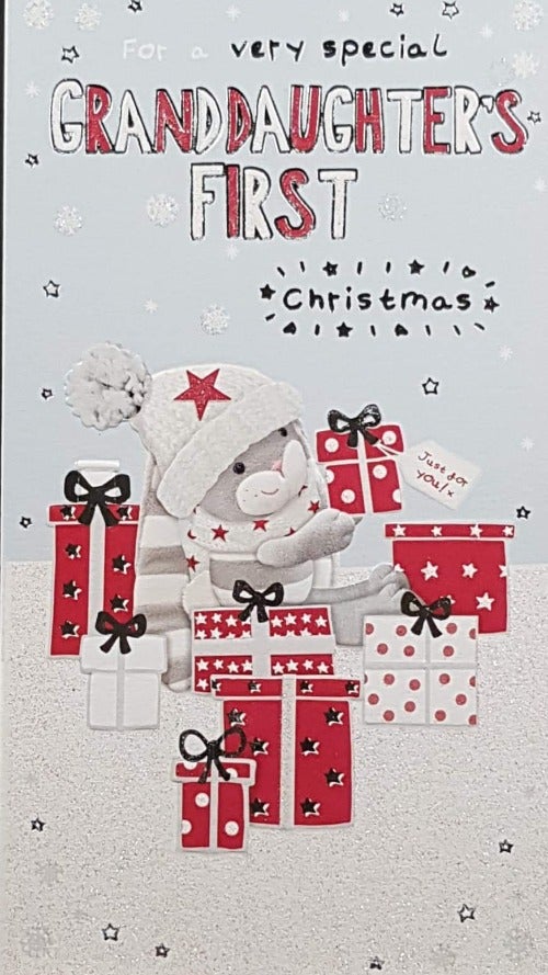 Granddaughter First Christmas Card