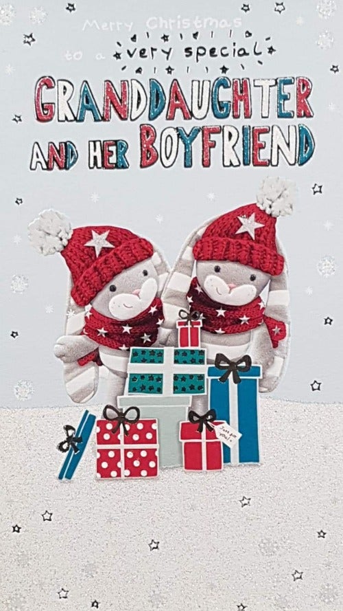 Granddaughter And Boyfriend Christmas Card