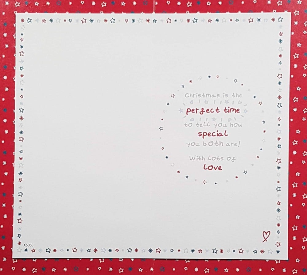 Granddaughter And Boyfriend Christmas Card