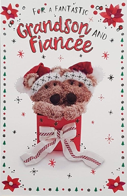 Grandson And His Fiancee Christmas Card