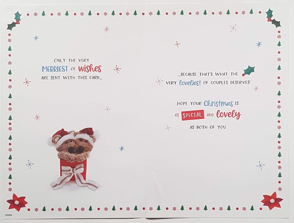 Grandson And His Fiancee Christmas Card