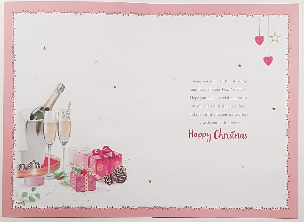 Daughter And Her Boyfriend Christmas Card