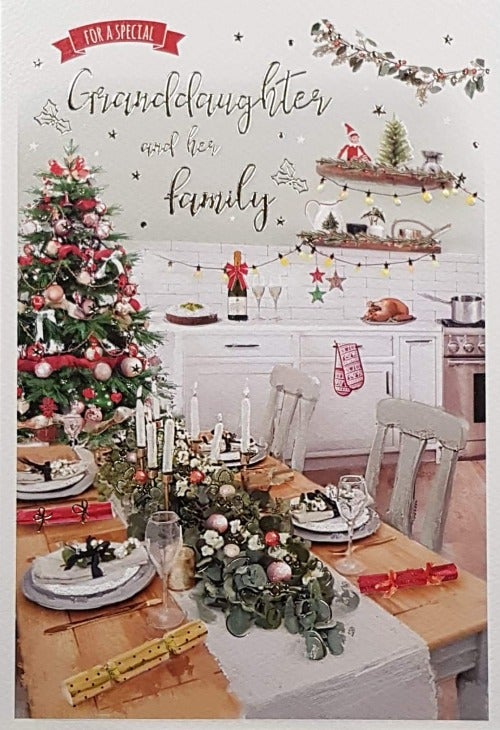 Granddaughter And Her Family Christmas Card