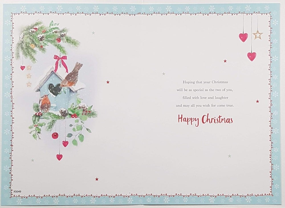 Daughter And Her Partner Christmas Card