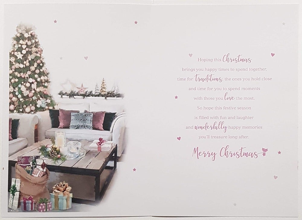 Daughter And Her Family Christmas Card