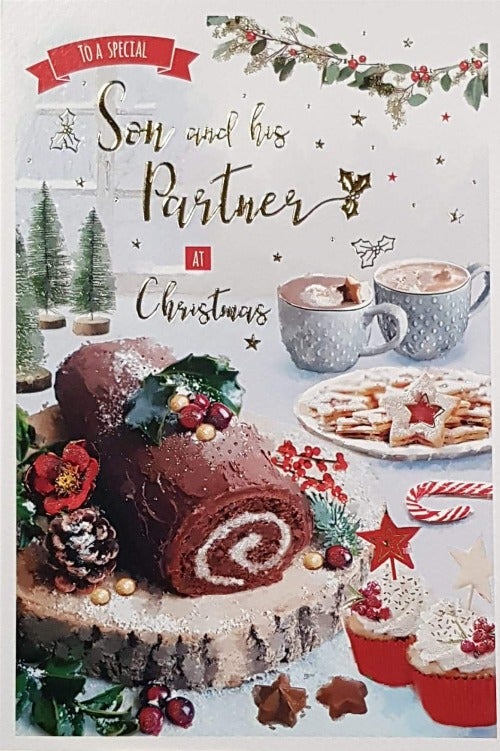 Son And His Partner Christmas Card