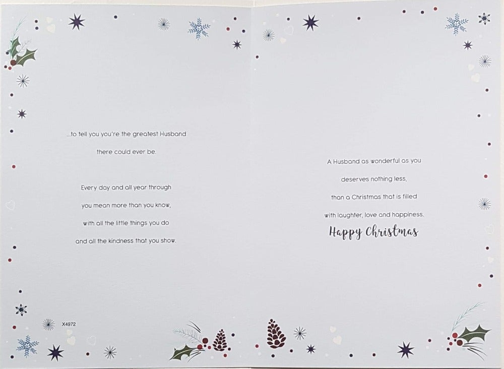 Husband Christmas Card