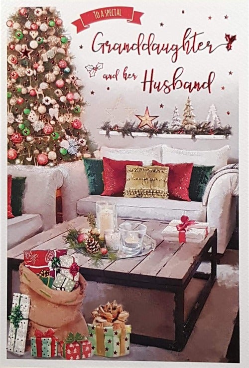 Granddaughter And Her Husband Christmas Card