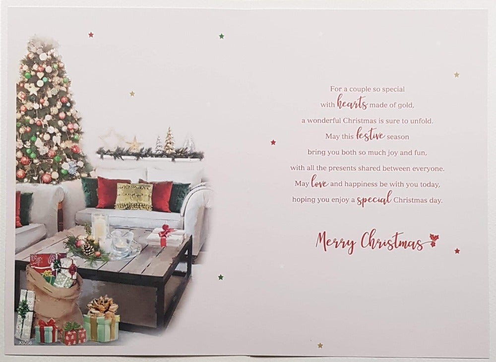 Granddaughter And Her Husband Christmas Card