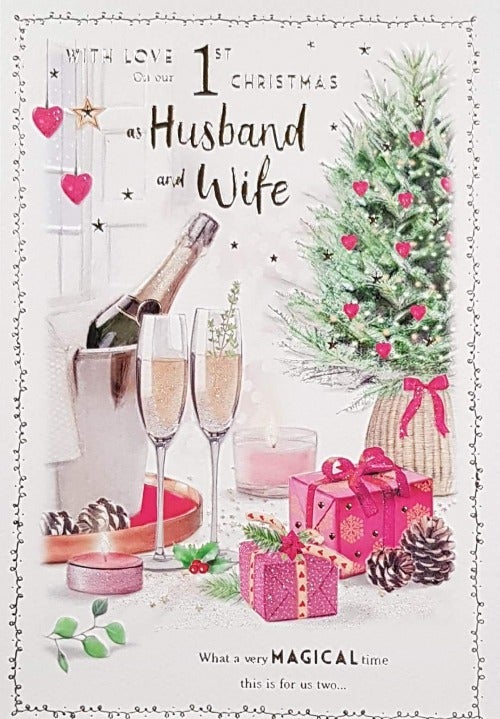 Husband And Wife First Christmas Card