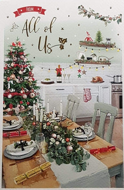 from all of us christmas card
