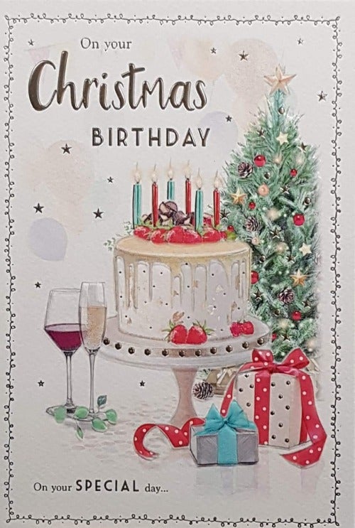 christmas birthday card