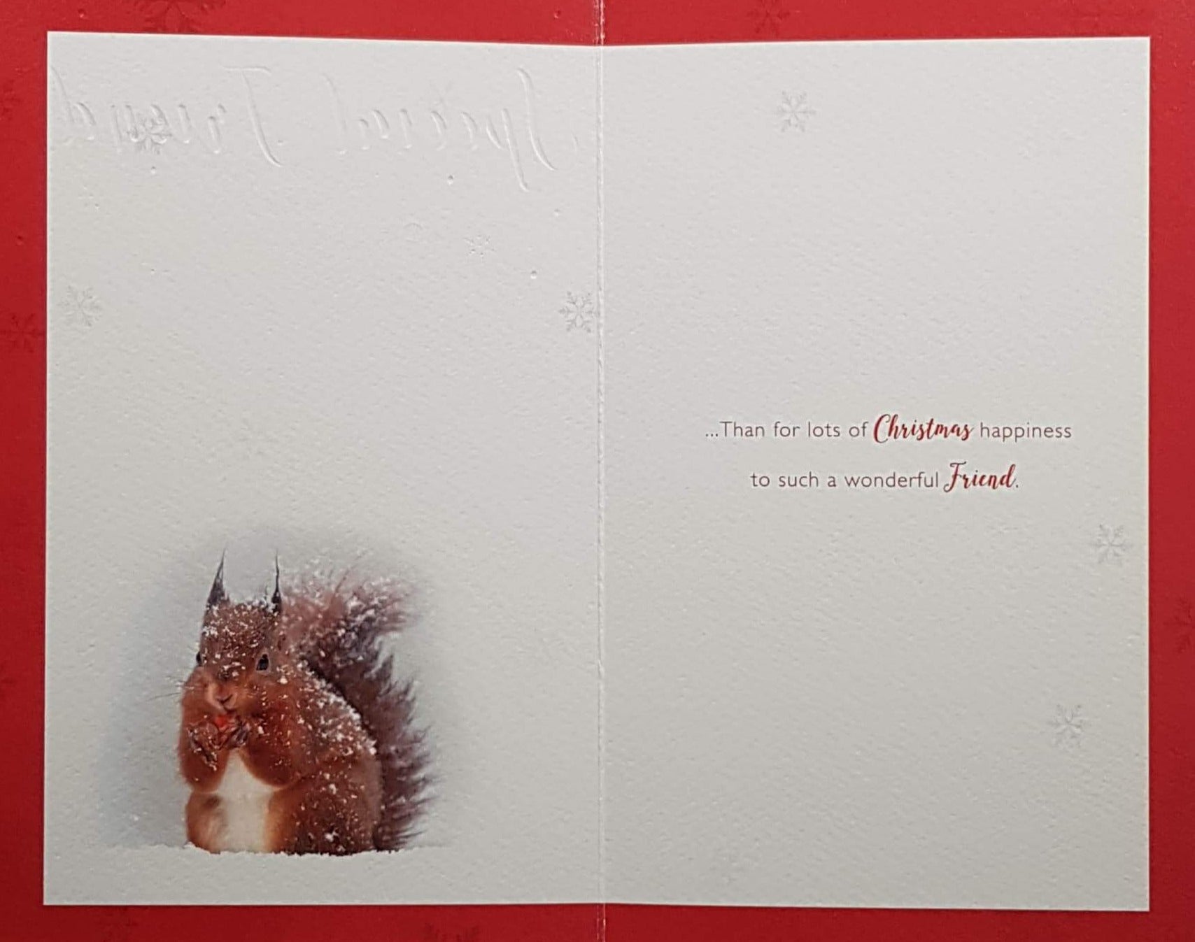 special friend christmas card