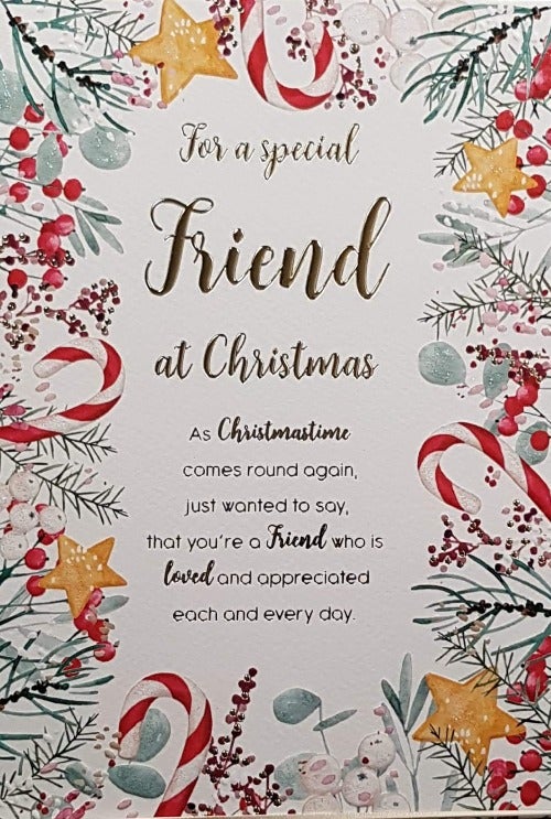 special friend christmas card