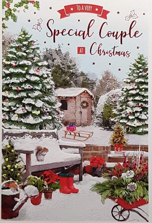special couple christmas card