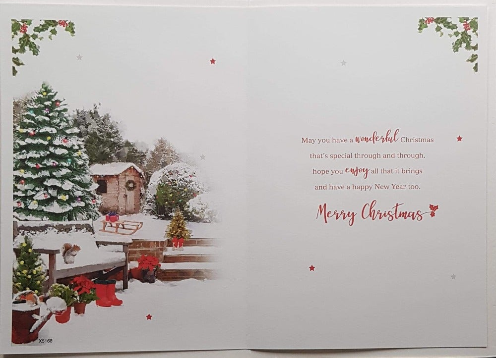 special couple christmas card