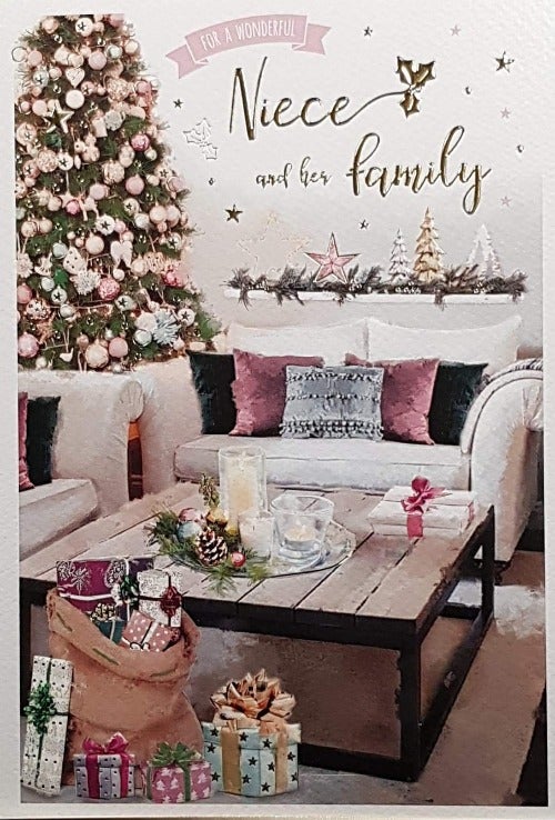 Niece And Family Christmas Card